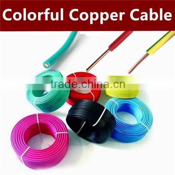 Manufacturers PVC jacket and insualte fire resistant stranded electrical copper wire