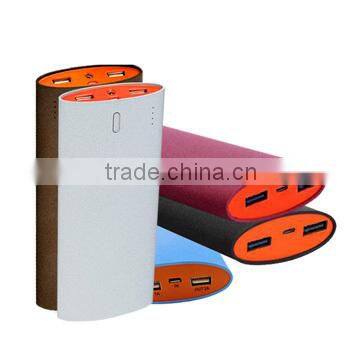 16800mAh capacity dual USB port with flashlight universal portable power banks