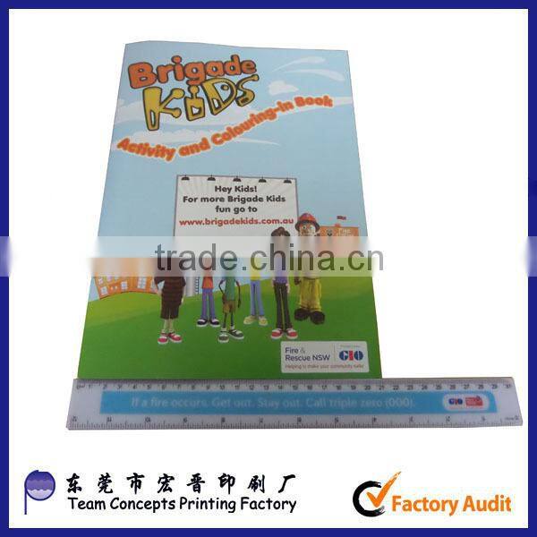 children name activity colouring book