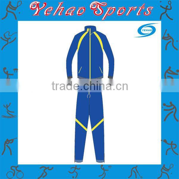 good looking track suits with sublimation sportswear from guangzhou