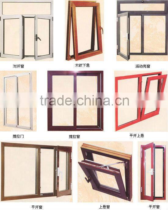 aluminium single hung window and kitchen window