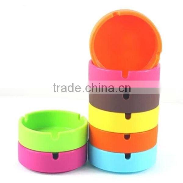cheap fashion indoor silicone ashtray for promotional gift