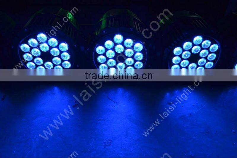 LED light 18X10W Quad China LED Par Can Outdoor RGBW 4IN1 LED Par 64 LED Par Light Ip65