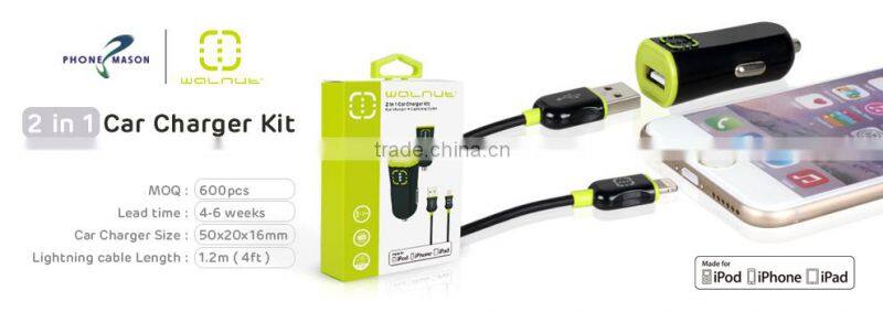 MFI Certified adapter Micro-USB to 8-pin