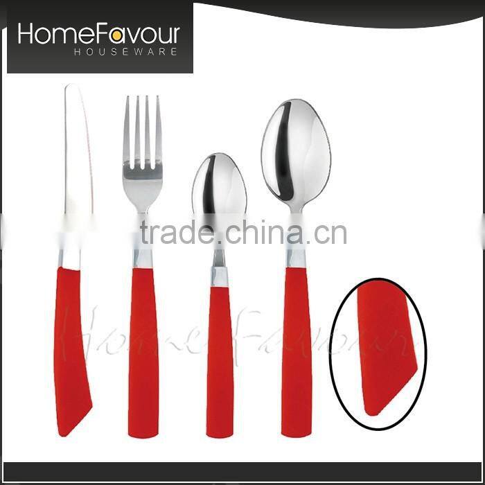 Onsite Checked Manufacturer 84/500/EEC and 2005/31/EC Best Purple Handle Flatware Set