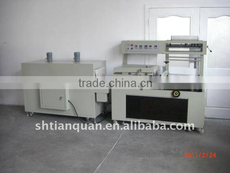 Automatic film sealing shrinking machine