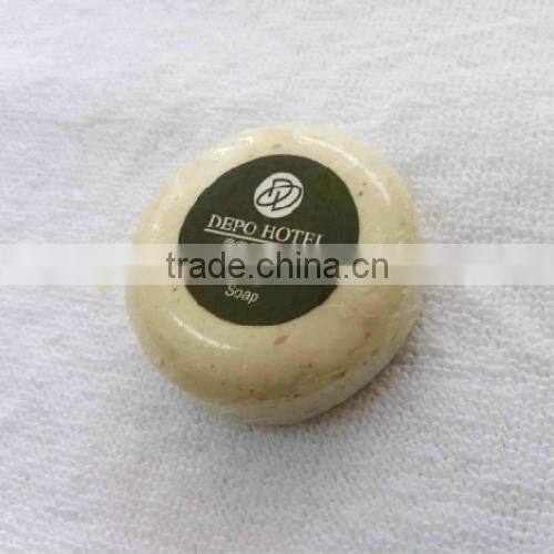 Good quality natural hotel 25 gram bath round soap
