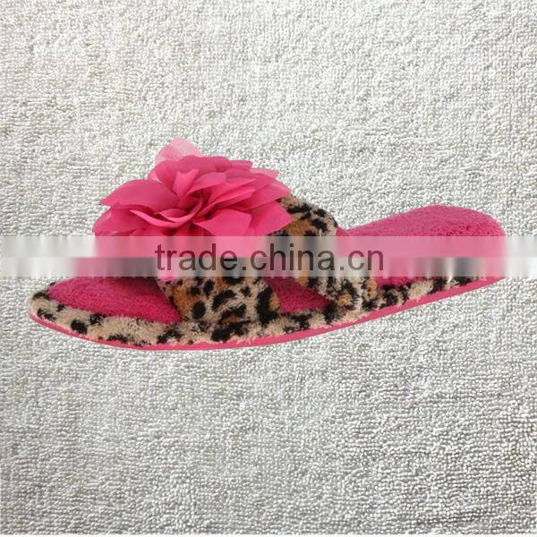 Womens New Comfy Terry Open Toe, Slide Scuff House Slipper