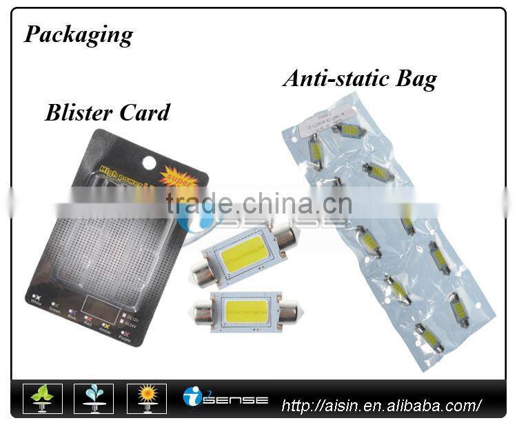 COB Festoon LED Interior Dome Map Light , CAR LED LICENSE PLATE