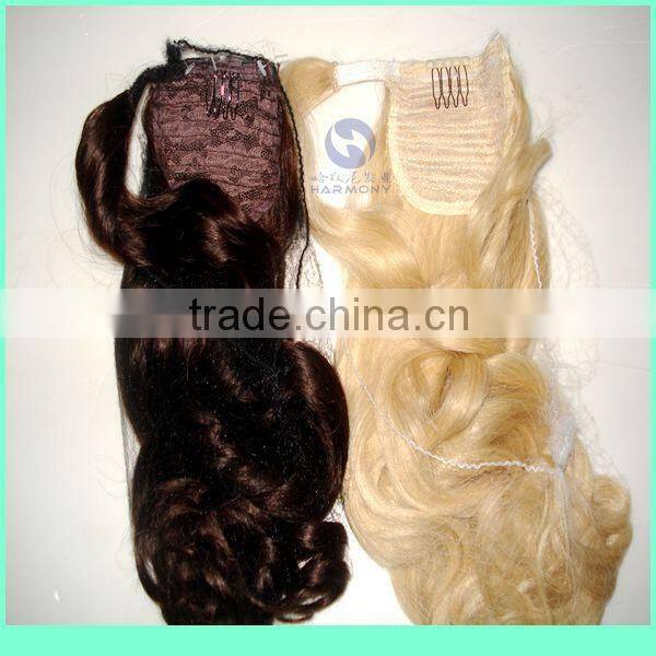 Harmony yaki human hair ponytail is available on stock