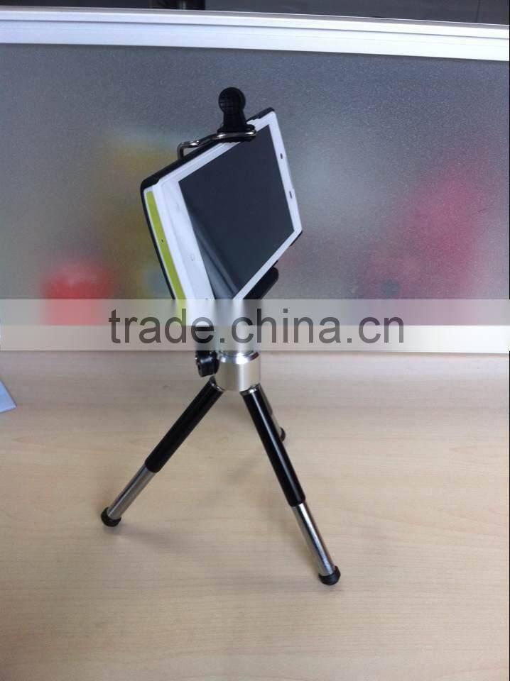 Portable and adjustable mobile phone Tripod Stand Holder for Phone, Cellphone ,Camera desktop cell phone holder
