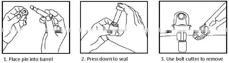 CH101 security shipping vessel container seals lock