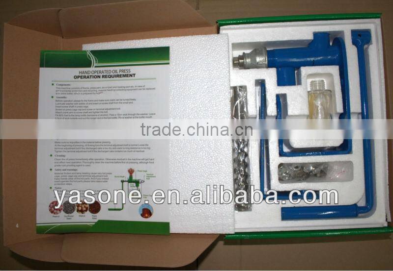 Hot selling Hand operete oil press machine