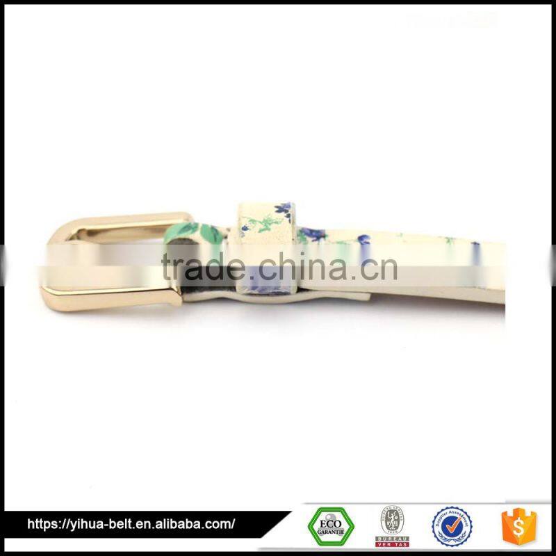 Fashion Accessories metal buckle hot sale snake design ladies pu belt