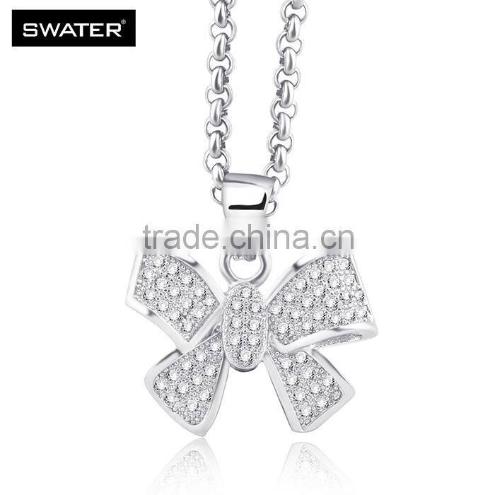 2016 Latest Selling Product Rose Gold Butterfly Za Necklace