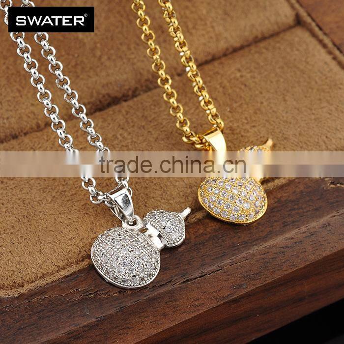 Custom Jewelry Wholesale Gourd 10 To 15 Gram Gold Necklace Designs