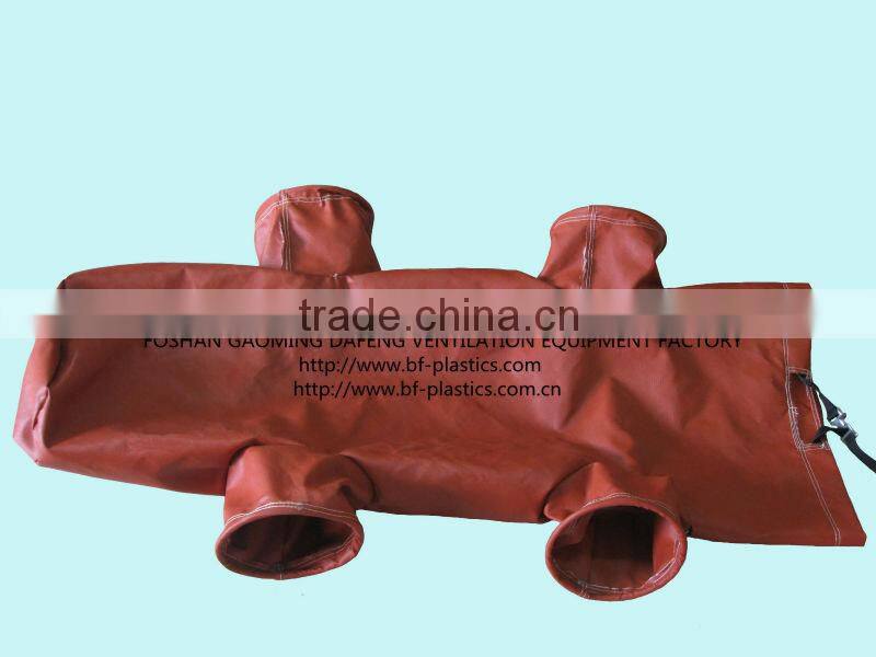 Custom design layflat ventilation ducting