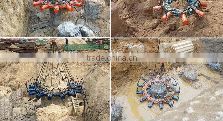 construction tooling hydraulic pile breaker