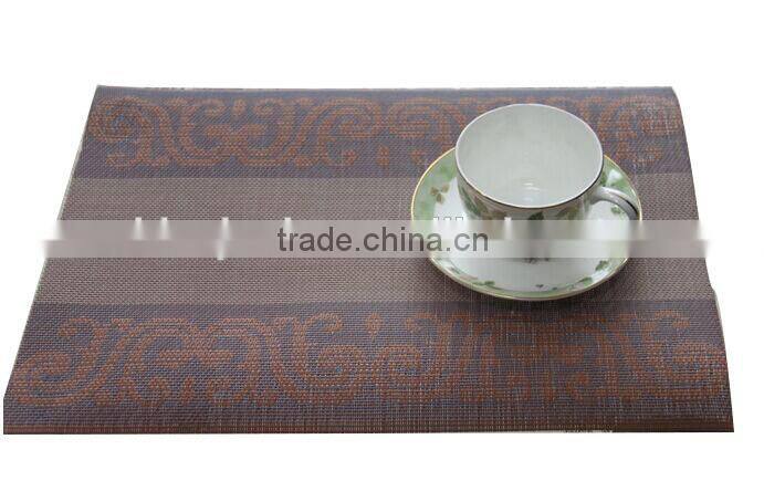 New Arrival Rectangle Luxurious PVC Placemats