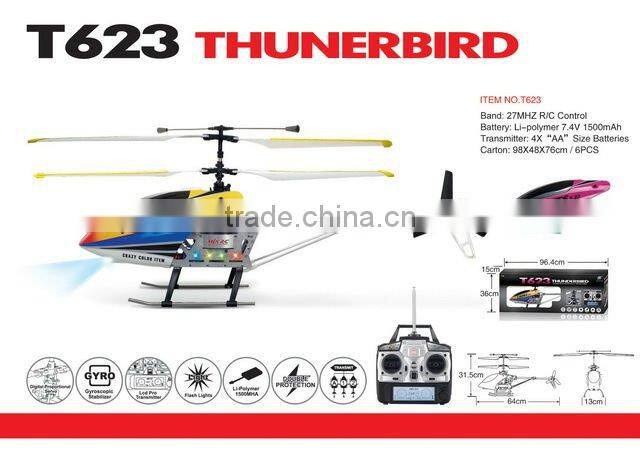 3CH DIE CAST RC HELICOPTER WITH GYRO