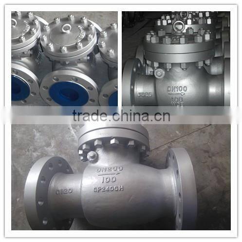 WCB Flange PN25 DN 200 Non Return Check Valve Manufacture