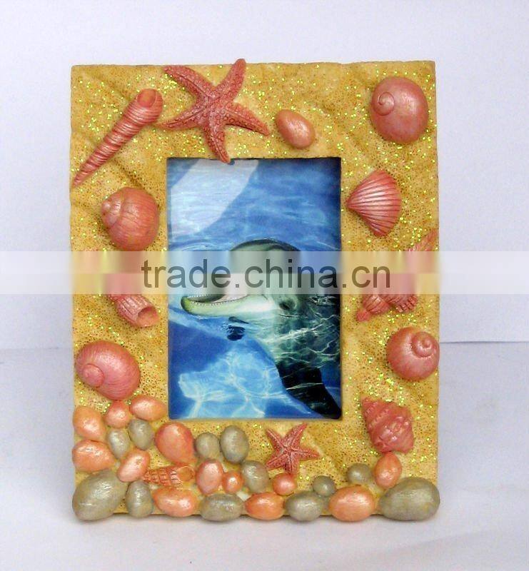 Polyresin Baby Photo Frame Decoration Craft
