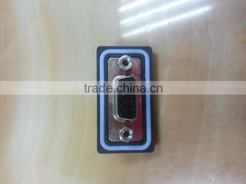 Hot selling d-sub 9p female waterproof ip67 solder type connector