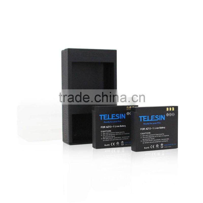 Dual Battery Charger with 2 pieces lithium batteries set for Xiaoyi Sport Camera