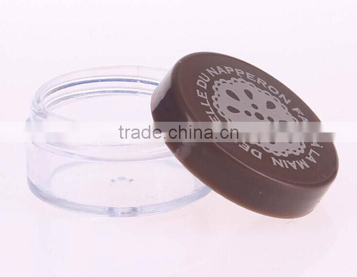 plastic jar for 10g cosmetic recycled clear body cream container Ointment box