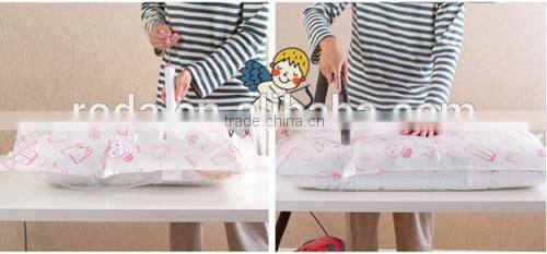 PE+PA material household compression vacuum bag for clothing pillow storage