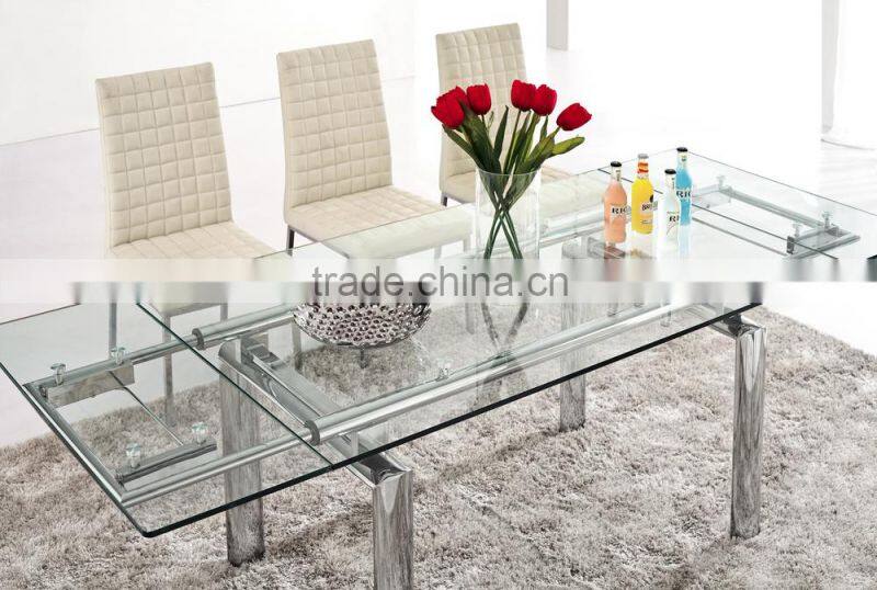 High Quality & Modern Designs Glass Dining Table 6 Chairs Set
