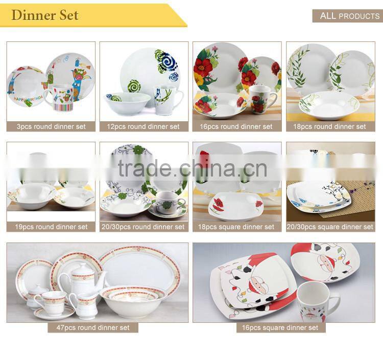 Factory wholesale bone china cup and saucer flower pot cup and saucer