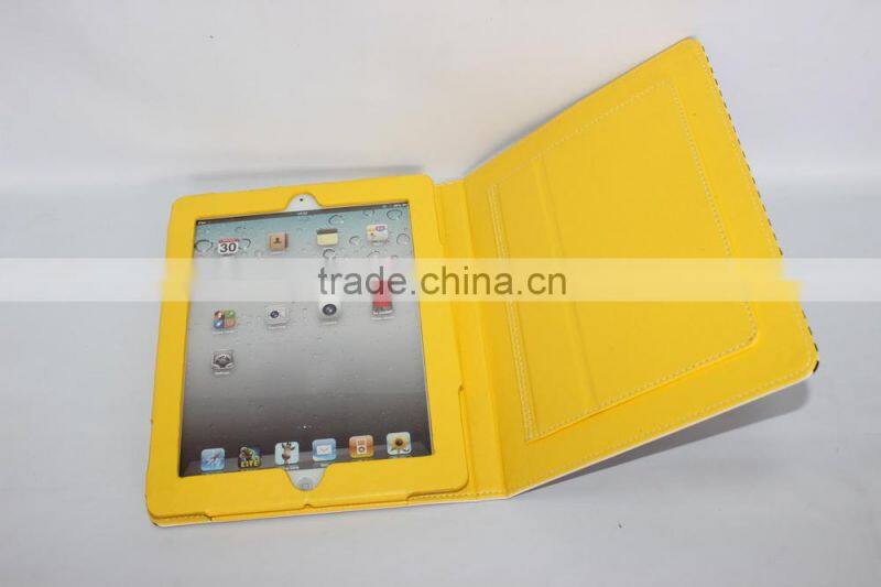 New Design High-end Pu Leather Tablet Case For Ipad/PVC Tablet Cover