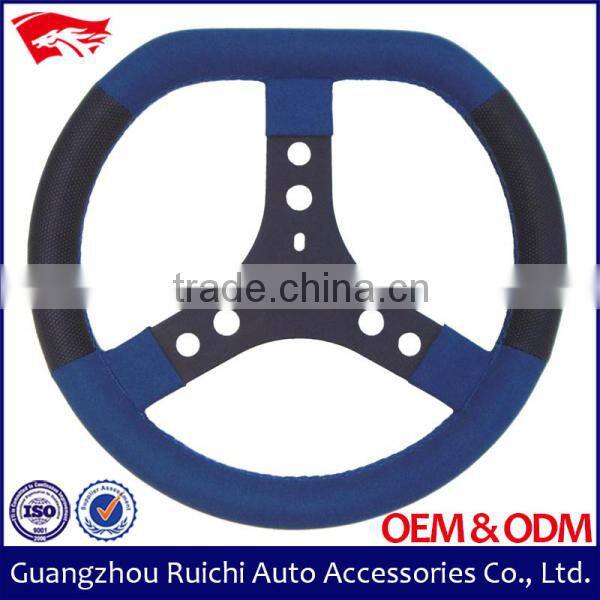 Factory Direct for Flat Suede Go Kart Steering Wheel