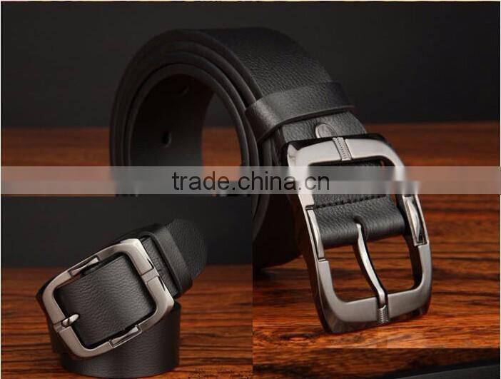 2016 hot mens designer belts for men brand leather belt pin buckle black business trouser strap pants band ceinture