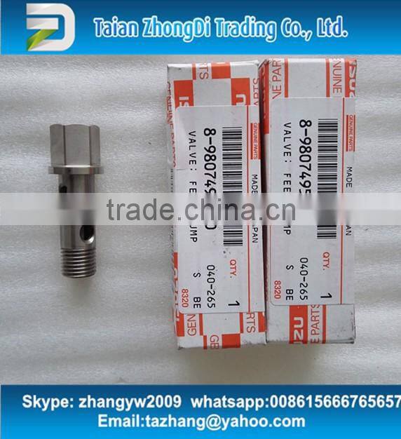 FEED PUMP VALVE 8-98074955-0