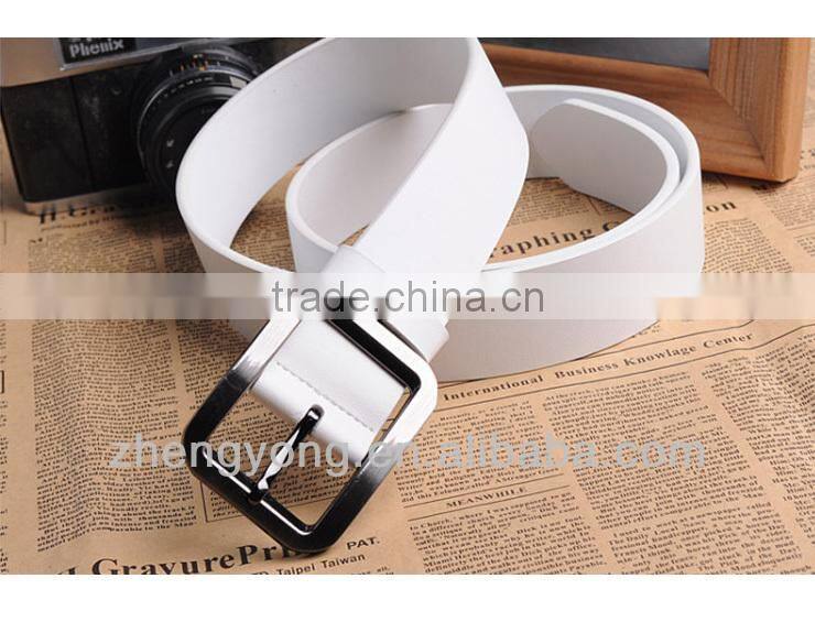 Fashion casual jeans unisex leather belt