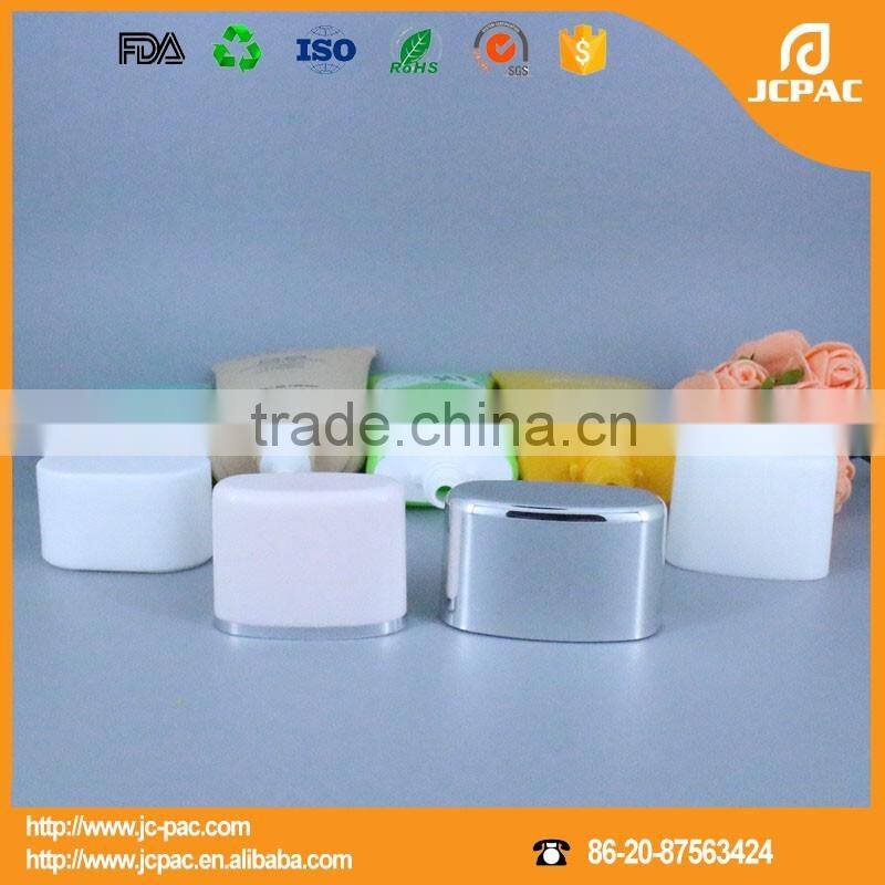 Oval cosmetic plastic tube for BB cream, plastic facial cream tube packing