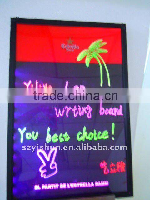 LED colorful fluorescence writing board