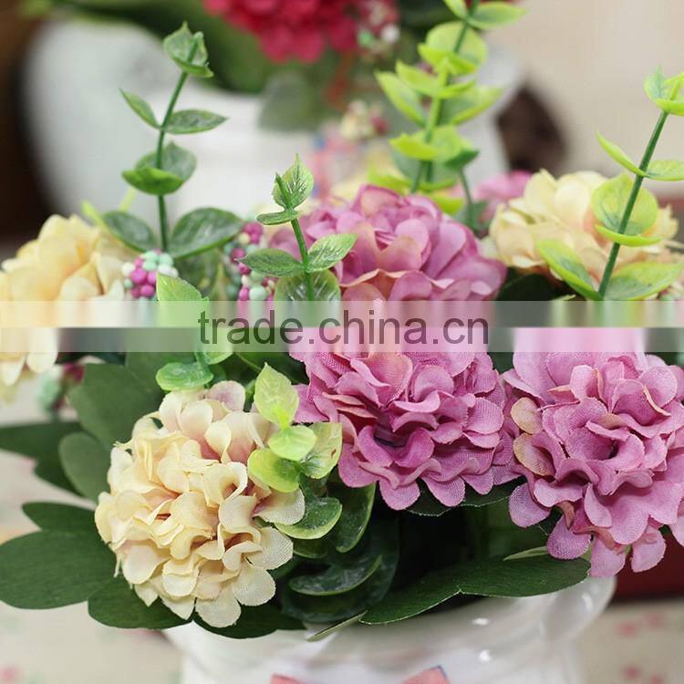 Wedding wholesale hydrangea artificial silk flowers
