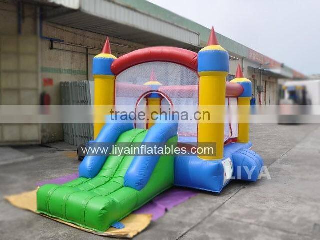 inflatable mini castle produced by nylon or PVC tarpaulin material
