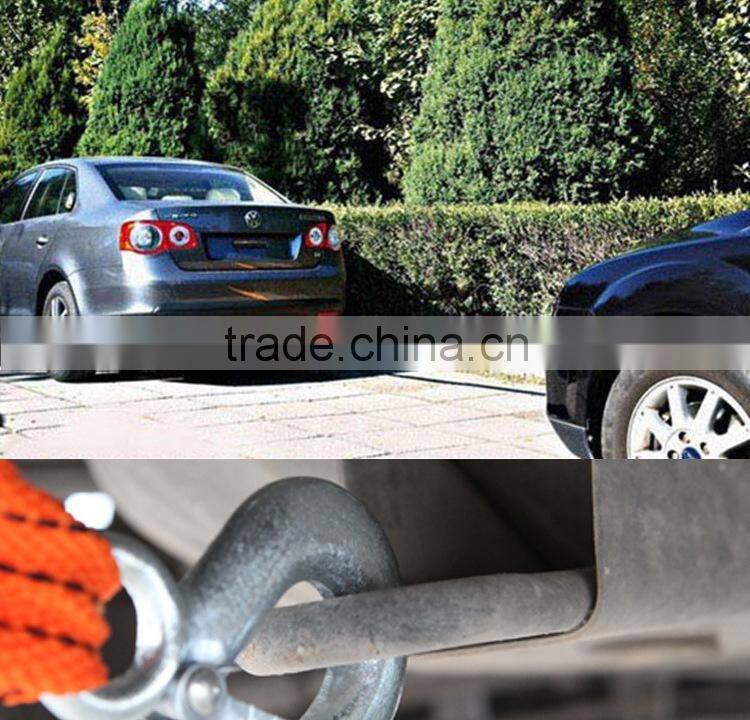 10T 7.5M Double ply Nylon towing strap with eye hook for minivan