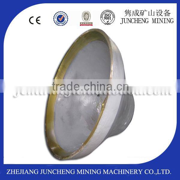 high mangnese bowl liners for cone crusher parts in jinhua wuyi