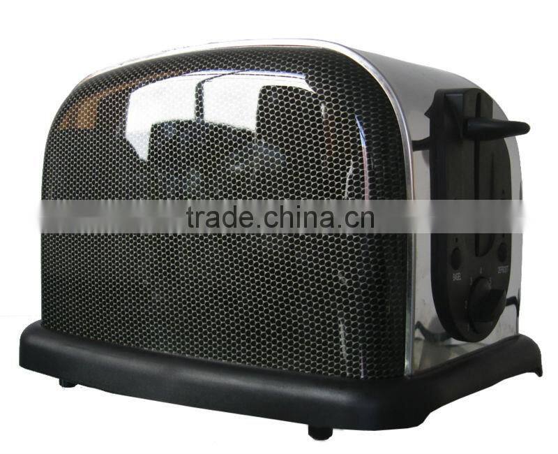 FT-103A 2 slice stainless steel toaster with water transfer effect