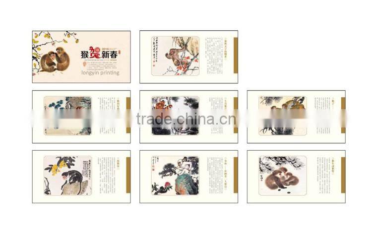 Business weekly calendar printing, desk calendar with a note