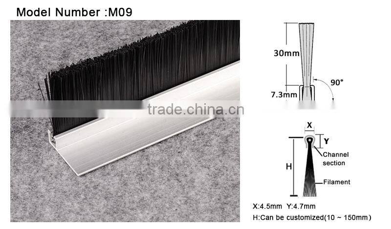 19 Rack Cabinet Accessories Cable Access Industrial Brush Gland