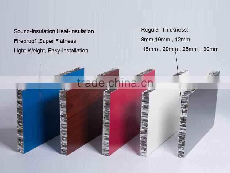 Shock resistance honeycomb wood panel for metro