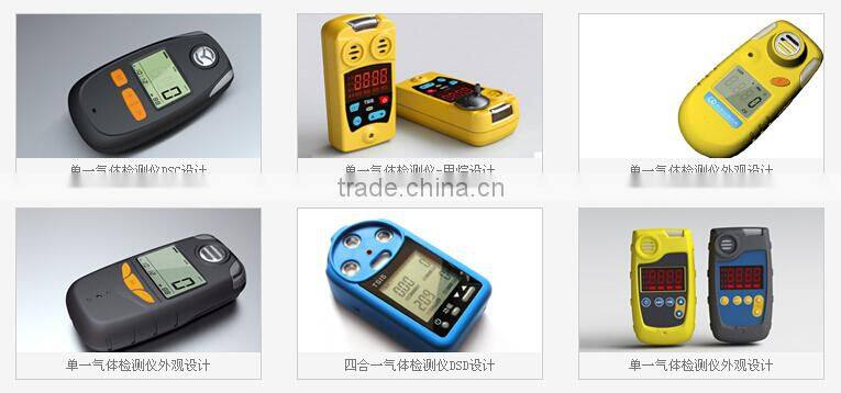 custom the handheld gas detector enclosure for safety device's plastic housing