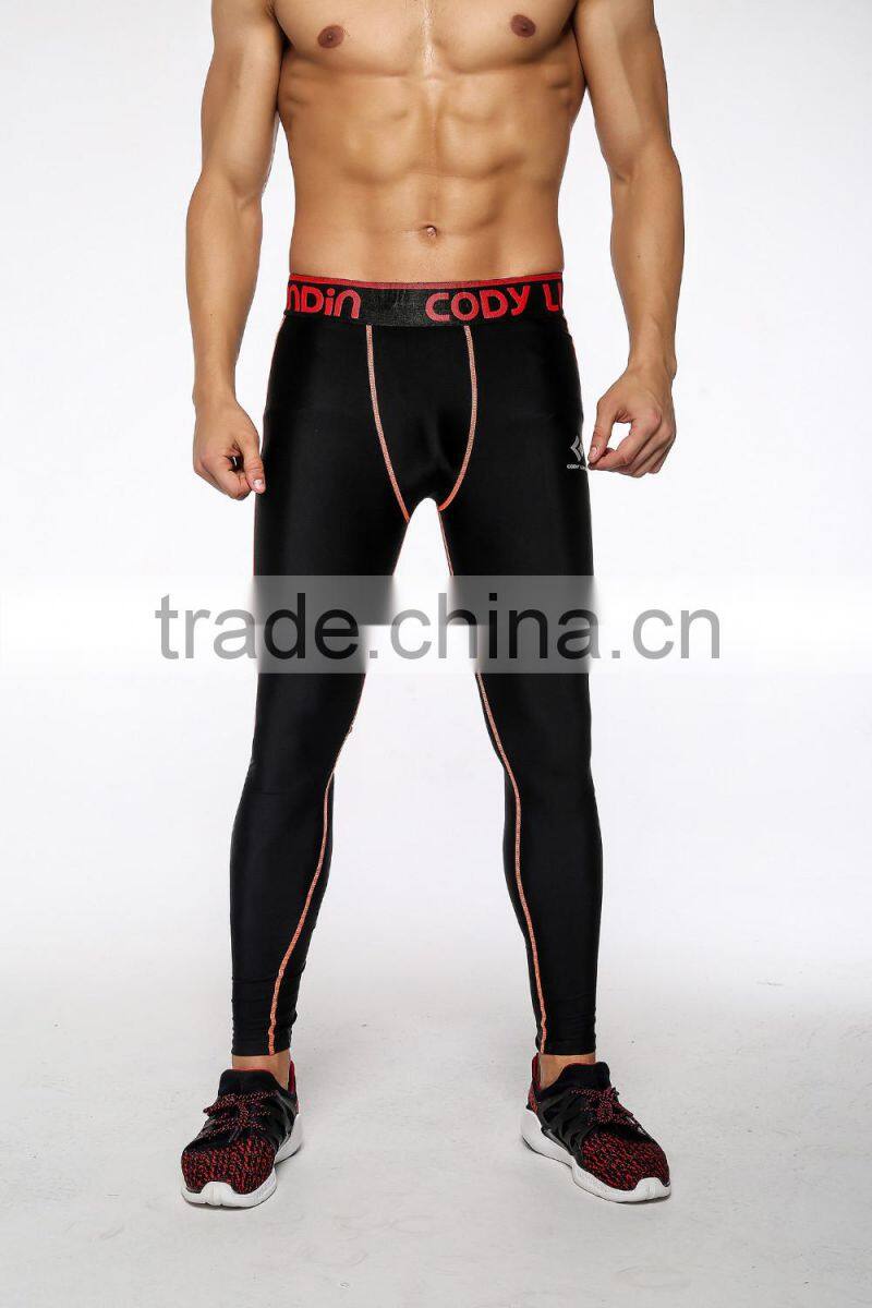 Hot Sale Mens Fitness Leggings Running and Sports Thermal Fitness Leggings Men Sport Basketball Soccer Long Pants Trousers
