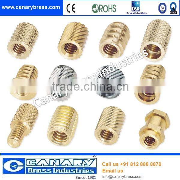 BRASS THREADED INSERTS